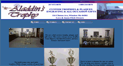 Desktop Screenshot of aladdinstrophy.com