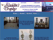Tablet Screenshot of aladdinstrophy.com